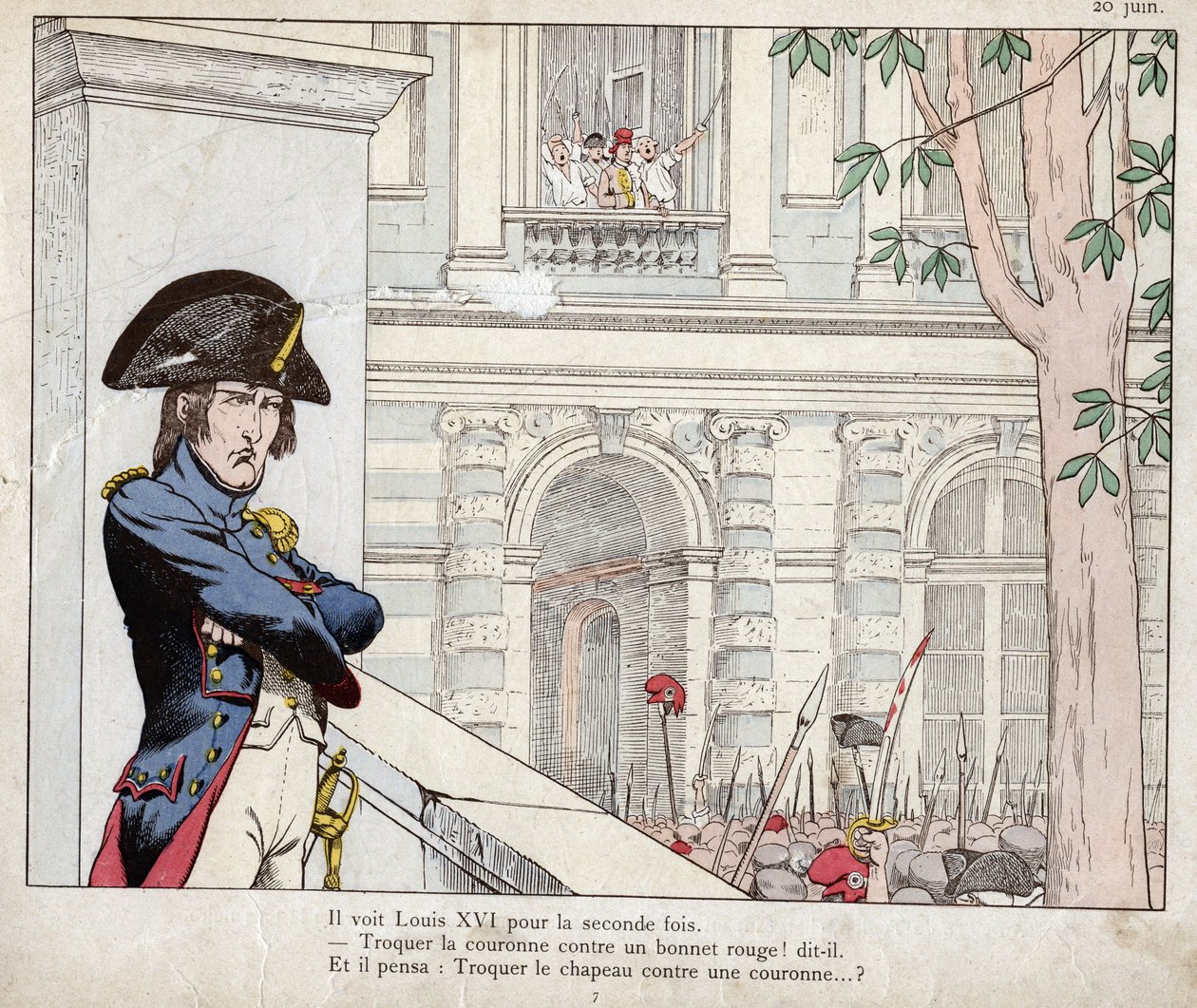 He saw Louis XVI for the second time (Invasion of the Tuileries, June 20) by pseudonym for Onfray de Breville Jacques Job