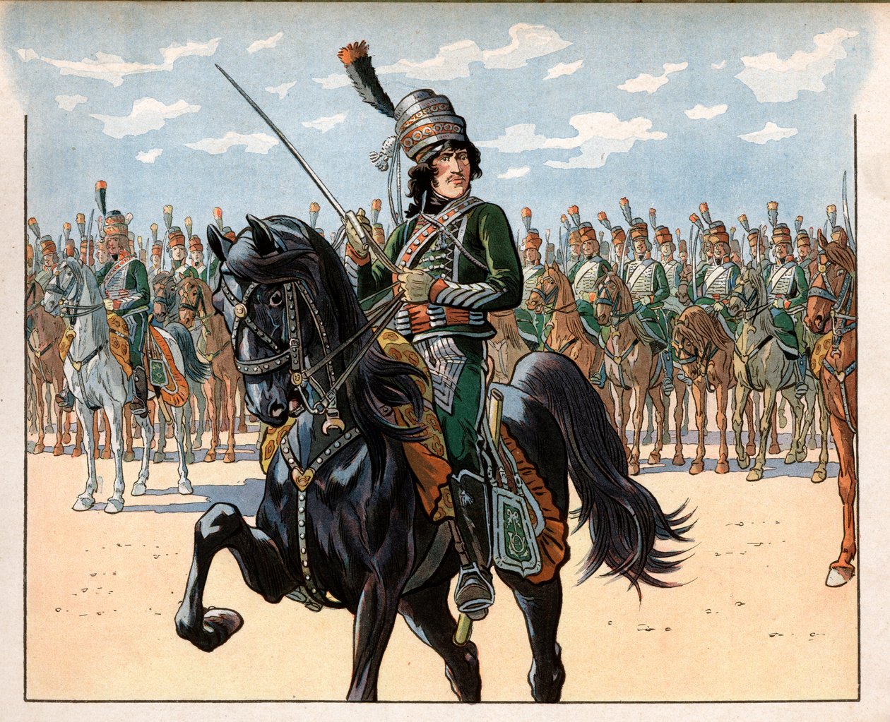 Joachim Murat Then Colonel During the Italian Campaign by pseudonym for Onfray de Breville Jacques Job