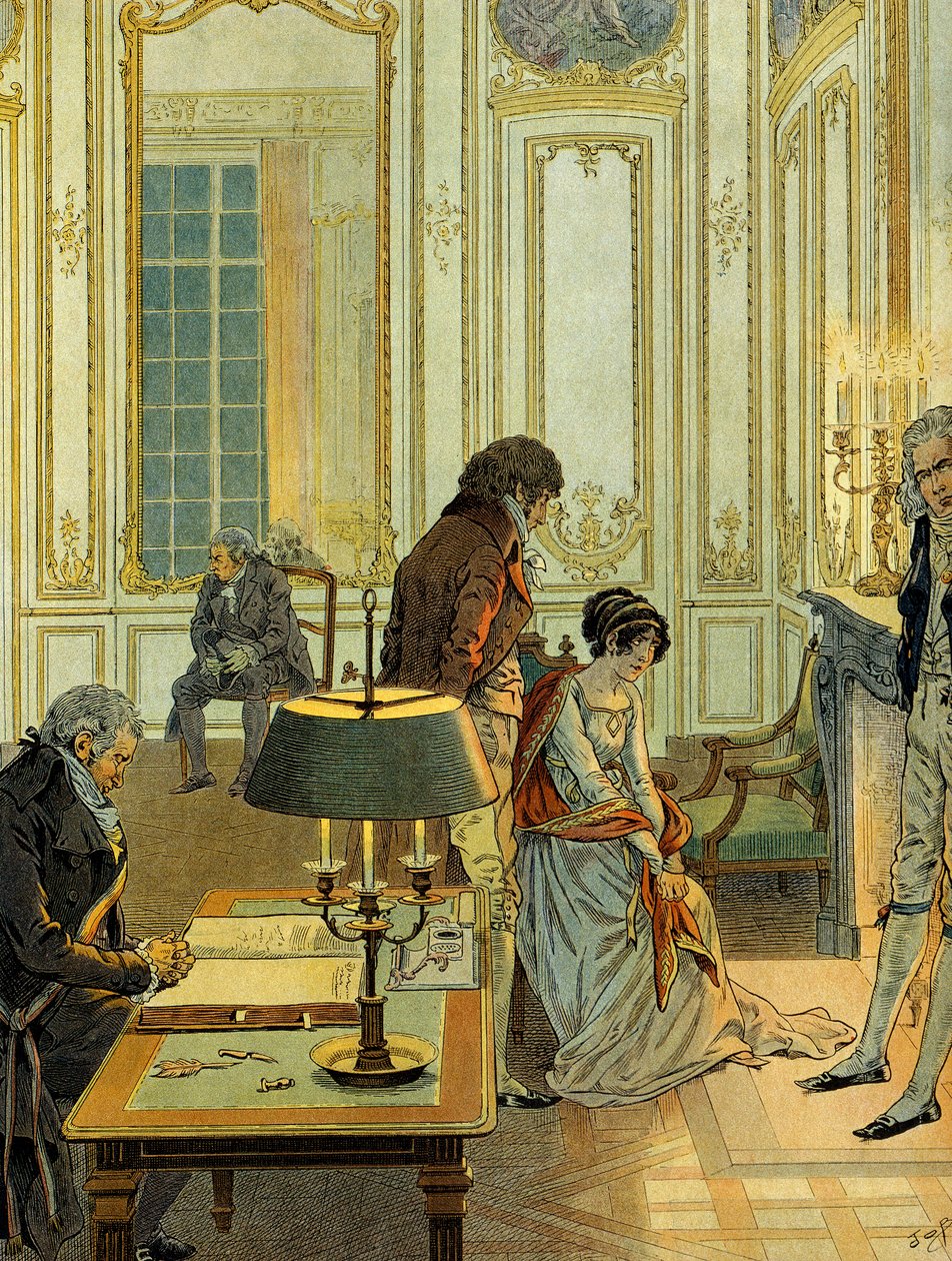 Day of the Civil Marriage of Napoleon I Bonaparte by pseudonym for Onfray de Breville Job