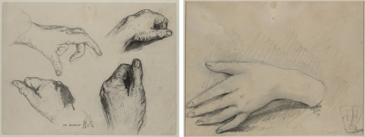 Study of Hands (recto); Study of a Woman
