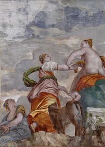 Fortune, Ambition and Envy, the Room of the Little Dog (detail) by Veronese