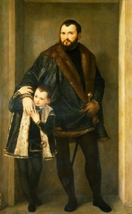 Giuseppe Da Porto with his son Adriano
