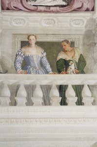 Members of the Barbaro Household, from the Sala di Olimpo (detail)