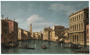 The Grand Canal, Venice by (1697-1768) Canaletto