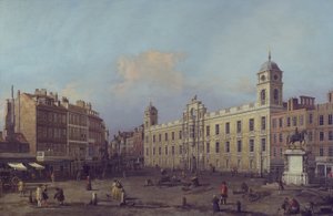 London, a view of Northumberland House, looking eastward