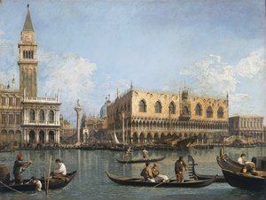 View of the Basin of San Marco from the Punta della Dogana by Canaletto