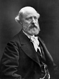 Eugene Viollet-Le-Duc, French architect who restored many monuments, photo by Nadar in 1878