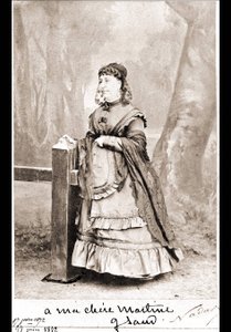 Portrait of George Sand (Aurore Dupin, Baronne Dudevant) (1804-1876) - photography by Nadar