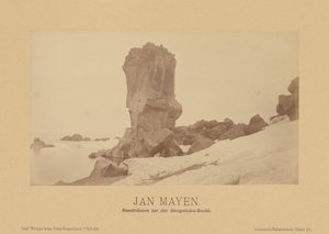 Jan Mayen, Basalt Columns at Hoopsticks Bay by (Linienschiffs Lieutenant) Richard Basso