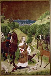 St Hubert Conversion by (active c.1463 c.1490) Master of Wilten