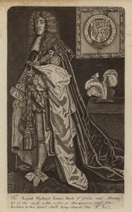 James II and VII, King of England, Scotland and Ireland, when Duke of York (engraving) by (after) English School