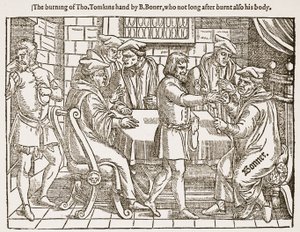 The burning of Tho. Tomkins