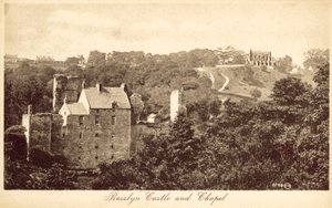 Rosslyn Castle and Chapel by (after) English photographer