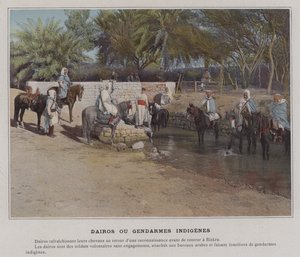 Dairos or Indigenous Gendarmes by (after) French Photographer