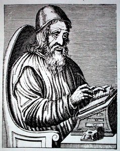 Portrait of Trimethius, copy of a French 18th century engraving reproduced in 