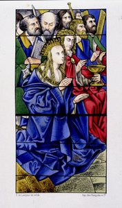 The Virgin Surrounded by the Apostles