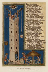 Building the Tower of Babel by (after) German School