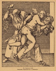 Punishment of infidelity by (after) Italian School