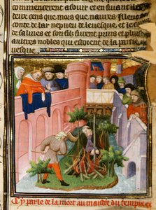 Burning of the Master of the Templars, from 