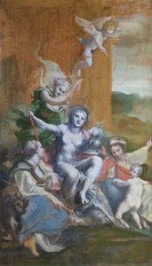 Allegory of virtue by (c.1489 1534) Correggio