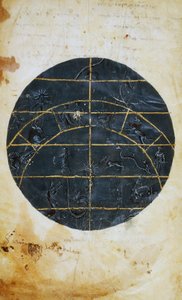 Northern celestial hemisphere, astronomical table by Ptolemy by (c.90 168)(after) Ptolemy