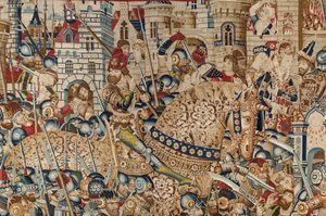 The Trojan War: The Destruction of Troy, c.1470 by (fl.1450 75) Master of Coetivy