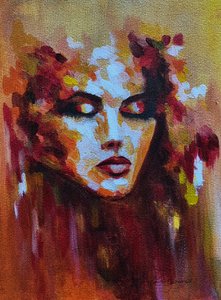 Woman "Magic of the Moment" Tile Style
