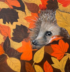 Charming Hedgehog by H.Opitz