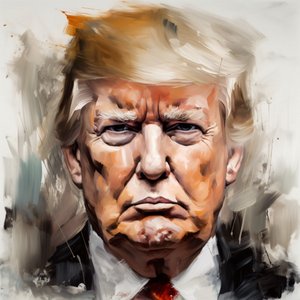 Donald Trump Portrait Painting