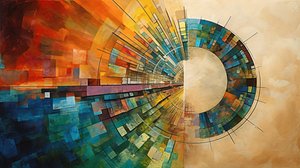Vivid Abstract Painting