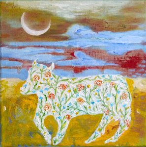 Evening with a Cow by 