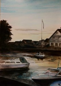 Karlskrona - Summer Evening by Jörg-Peter Rabe