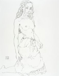 In the White Dress by Gunter Langer