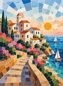 Mediterranean Mosaic Dreams