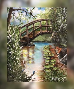 Harmony at the Water Lily Pond