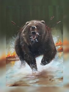 The Last Rage (Attacking Bear)