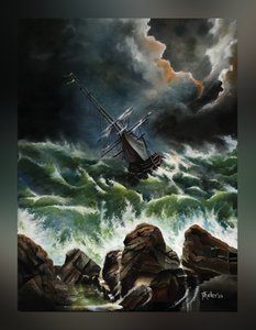 Dance on the Abyss (Stormy Sea)