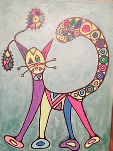 Frustrated cat by Steffi_Seiler_Art
