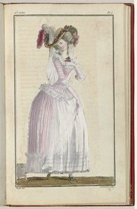 Cabinet des Modes ou les Modes Nouvelles, 15 June 1786, pl. I