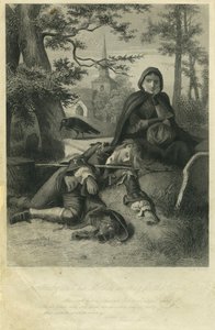 Barnaby and His Mother Waiting For the Coach by A.E. and Darley, F.O.C. Koch