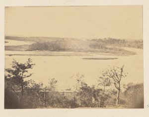 Looking up Appomattox River, from Point of Rocks by A.J. Russell
