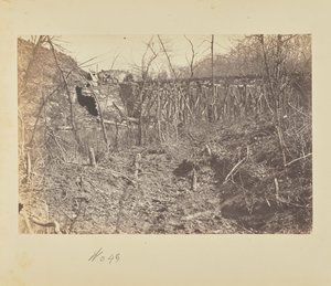 Trestle Bridge across Bull Run by A.J. Russell