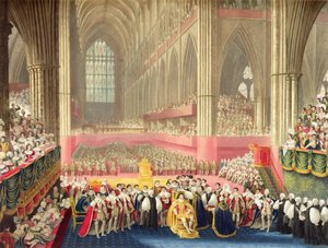 George IV’s Coronation on 19 July 1821 in Westminster Abbey