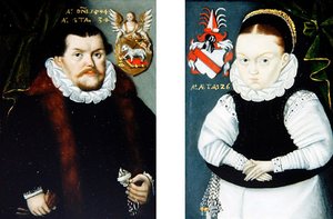 A Pair of Portraits, c.1594