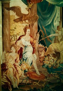 Europe, from a tapestry of the four corners of the world (detail) by A. Baertams