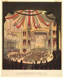 Interior View of the Academy of Music as Seen from Dress Circle by A. Brown and Company