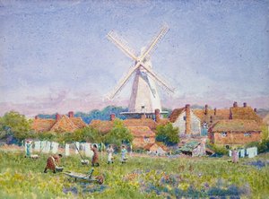 Women Hanging Washing, Cranbrook Mill, Kent