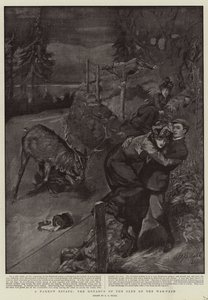 A Narrow Escape, the Monarch of the Glen on the War-Path by A. G. Small