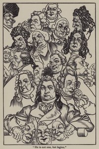Illustration for The Essays of Elia by Charles Lamb by A. Garth Jones