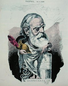 Caricature of Francois Vincent Raspail c.1870 by A. Jann